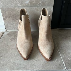 Vince Camuto Tan Booties